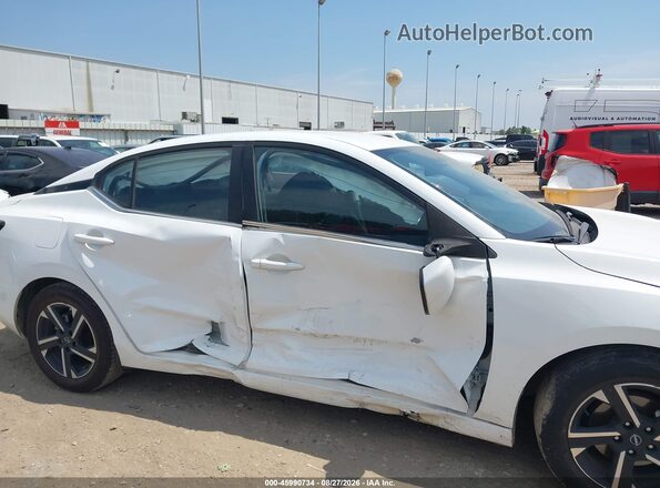 3N1AB8CV9SY296913 2025 NISSAN SENTRA White Widok wnętrza z tyłu