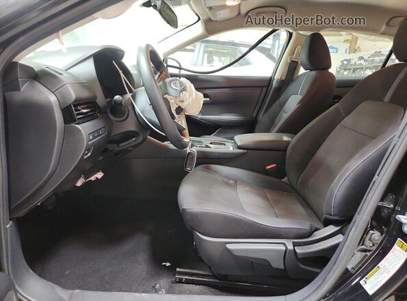 3N1AB8CV9SY306968 2025 NISSAN SENTRA Black Вид салону спереду