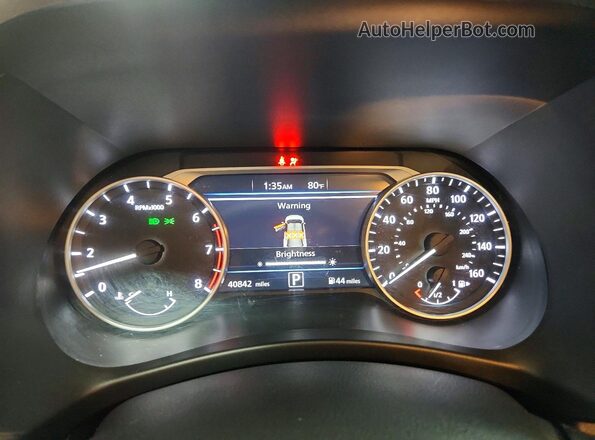 3N1AB8CV9SY306968 2025 NISSAN SENTRA Black Вид щитка приладів