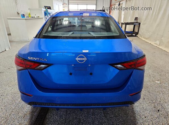 3N1AB8CV9SY319915 2025 NISSAN SENTRA Blue Вид ззаду
