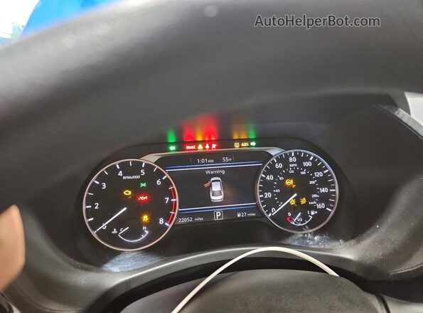 3N1AB8CV9SY319915 2025 NISSAN SENTRA Blue Вид щитка приладів