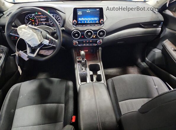 3N1AB8CV9SY319915 2025 NISSAN SENTRA Blue Вид панелі приладів