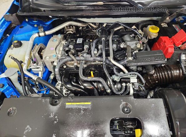 3N1AB8CV9SY319915 2025 NISSAN SENTRA Blue Вид задньої частини салону