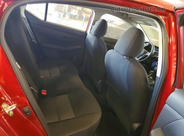 3N1AB8CV9SY336956 2025 NISSAN SENTRA Burgundy Rear seats view