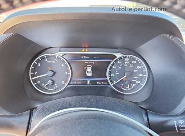 3N1AB8CV9SY352252 2025 NISSAN SENTRA Burgundy Vista del cuadro de instrumentos