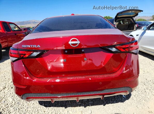 3N1AB8CV9SY352252 2025 NISSAN SENTRA Burgundy Vista trasera