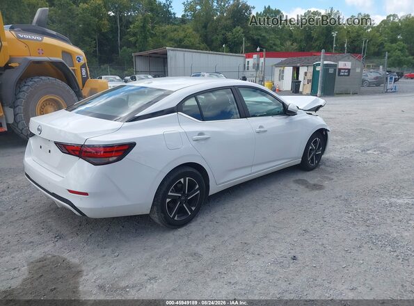 3N1AB8CV9SY389723 2025 NISSAN SENTRA Белый Задняя правая четверть