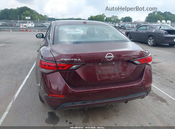 3N1AB8CV9SY390225 2025 NISSAN SENTRA Burgundy 