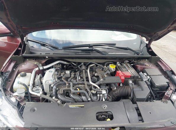 3N1AB8CV9SY390225 2025 NISSAN SENTRA Burgundy უკანა ხედი
