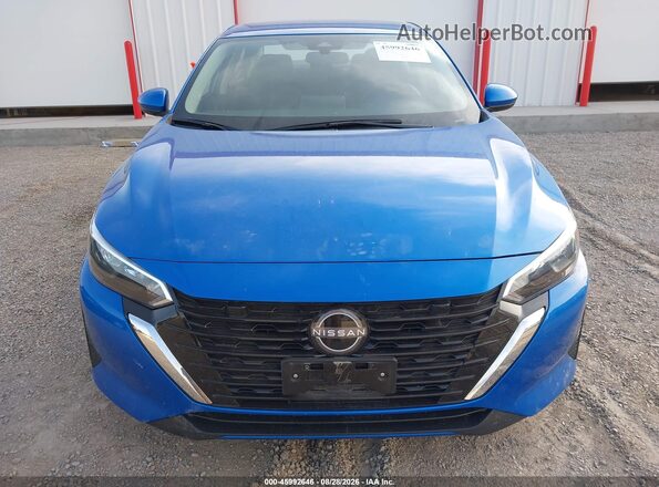 3N1AB8CV9SY391648 2025 NISSAN SENTRA Blue ხელსაწყოთა პანელის ხედი