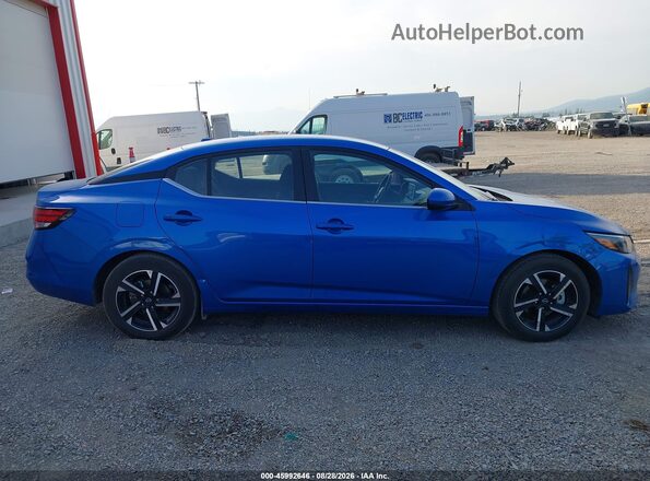 3N1AB8CV9SY391648 2025 NISSAN SENTRA Blue უკანა სალონის ხედი