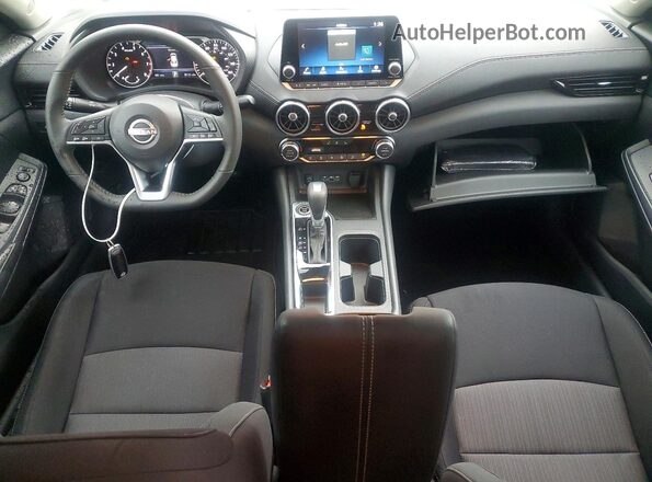 3N1AB8CV9SY409310 2025 NISSAN SENTRA Blue Vista del salpicadero