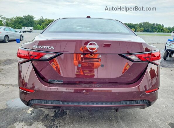 3N1AB8CV9SY413423 2025 NISSAN SENTRA Maroon Widok z tyłu