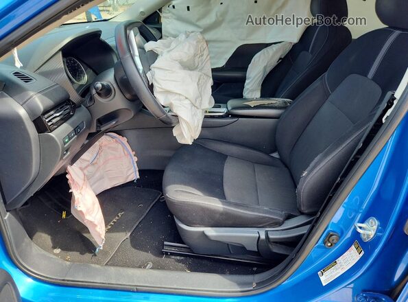 3N1AB8CVXLY219985 2020 NISSAN SENTRA Blue Widok wnętrza z przodu