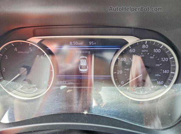 3N1AB8CVXLY219985 2020 NISSAN SENTRA Blue Widok zestawu wskaźników