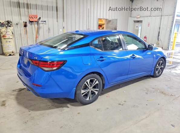 3N1AB8CVXLY245938 2020 NISSAN SENTRA Blue Tył prawy