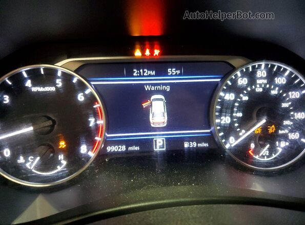3N1AB8CVXLY245938 2020 NISSAN SENTRA Blue Widok zestawu wskaźników