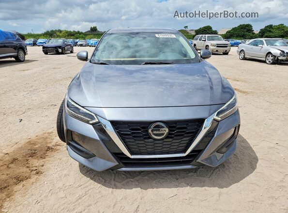 3N1AB8CVXLY274632 2020 NISSAN SENTRA Gray Front view
