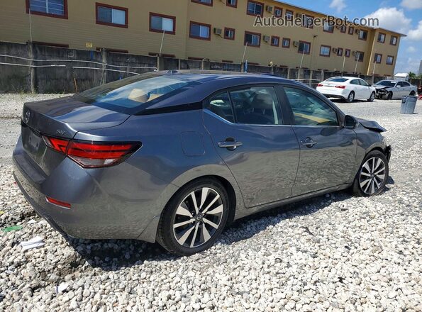 3N1AB8CVXMY226761 2021 NISSAN SENTRA Gray Tył prawy