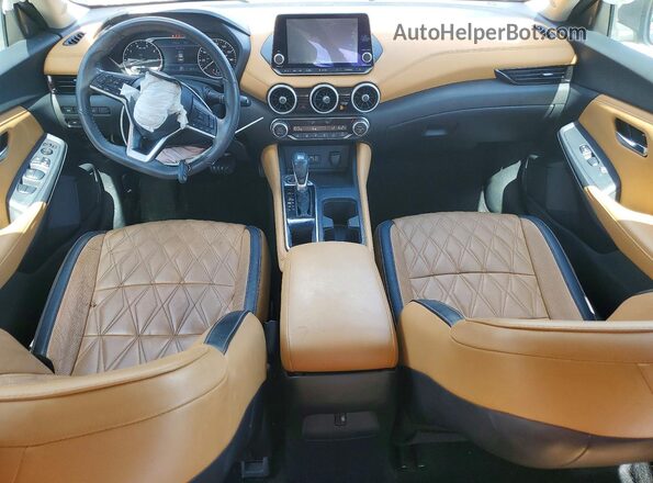 3N1AB8CVXMY226761 2021 NISSAN SENTRA Gray Widok deski rozdzielczej