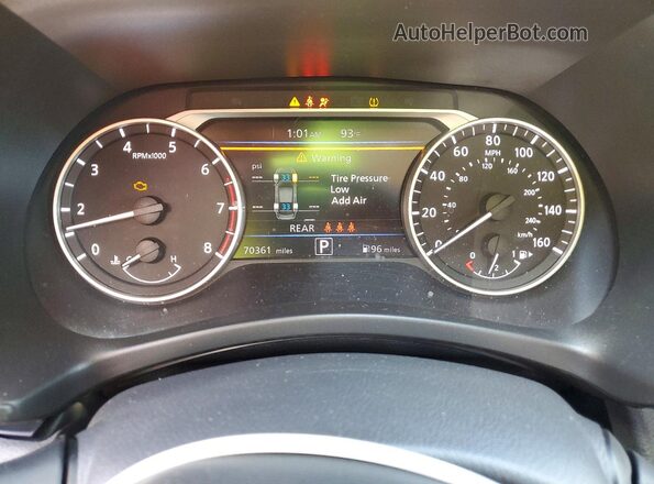 3N1AB8CVXMY226761 2021 NISSAN SENTRA Gray Widok zestawu wskaźników