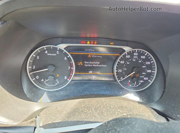 3N1AB8CVXMY247304 2021 NISSAN SENTRA Blue Սարքավորումների վահանակի տեսք