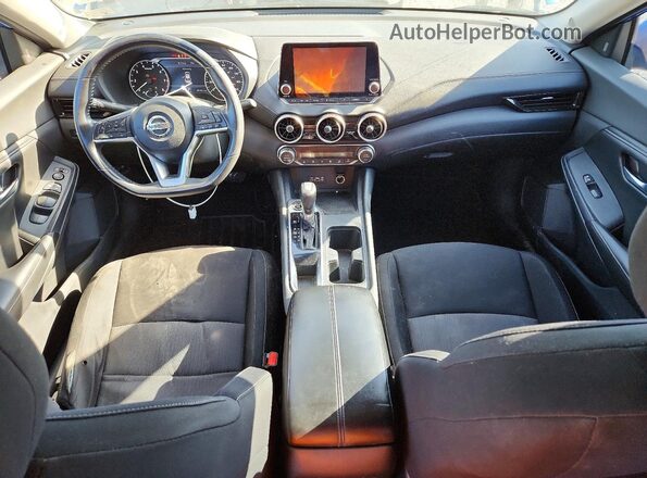 3N1AB8CVXMY247304 2021 NISSAN SENTRA Blue Առջևի վահանակի տեսք