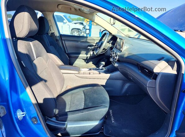 3N1AB8CVXMY247304 2021 NISSAN SENTRA Blue Սալոնի դիմացի տեսք