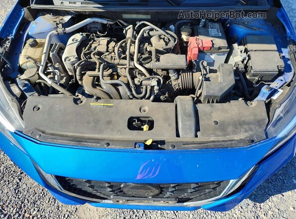 3N1AB8CVXMY247304 2021 NISSAN SENTRA Blue Սալոնի հետևի տեսք