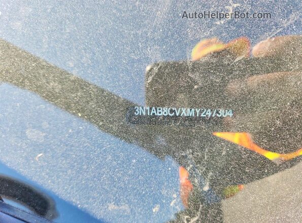 3N1AB8CVXMY247304 2021 NISSAN SENTRA Blue Շարժիչի բաժամունքի տեսք