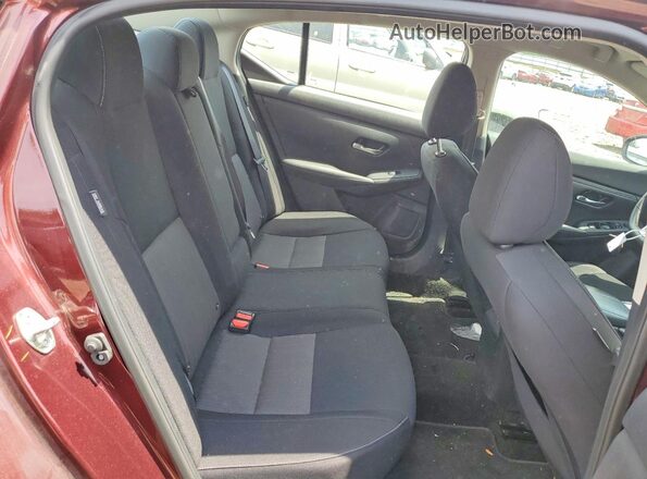 3N1AB8CVXMY251854 2021 NISSAN SENTRA Burgundy Rear seats view