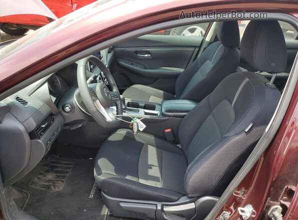 3N1AB8CVXMY251854 2021 NISSAN SENTRA Burgundy Front interior view