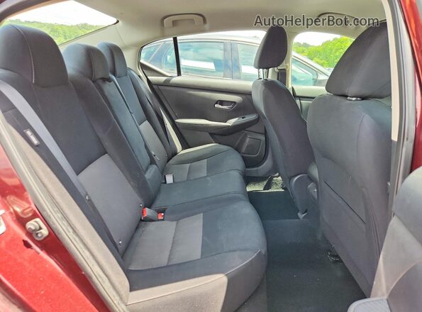 3N1AB8CVXMY254947 2021 NISSAN SENTRA Maroon Vista de los asientos traseros