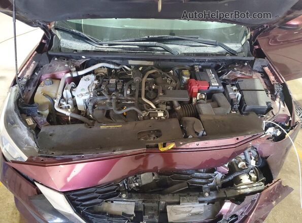 3N1AB8CVXMY254947 2021 NISSAN SENTRA Maroon Vista interior trasera
