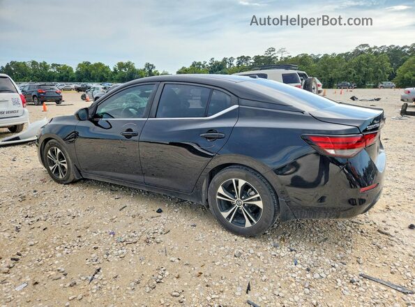 3N1AB8CVXMY258559 2021 NISSAN SENTRA Black Задня ліва чверть