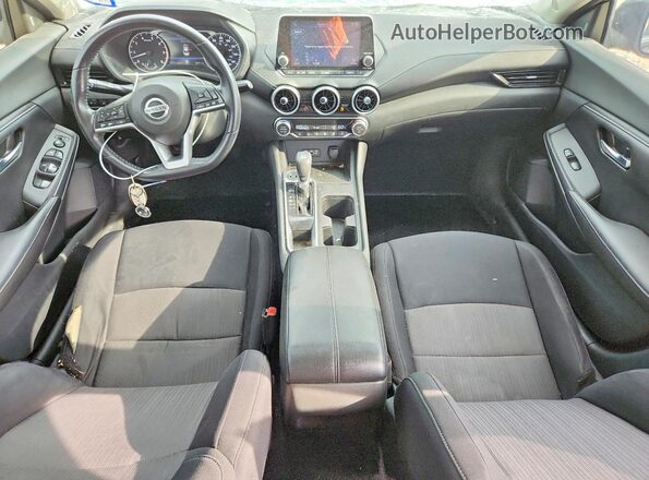 3N1AB8CVXMY258559 2021 NISSAN SENTRA Black Вид панелі приладів