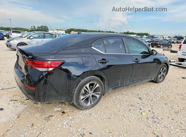 3N1AB8CVXMY258559 2021 NISSAN SENTRA Black Задня права чверть