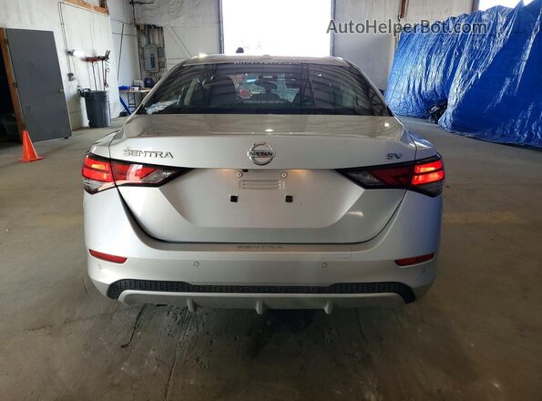3N1AB8CVXMY267150 2021 NISSAN SENTRA Серебряный Вид сзади