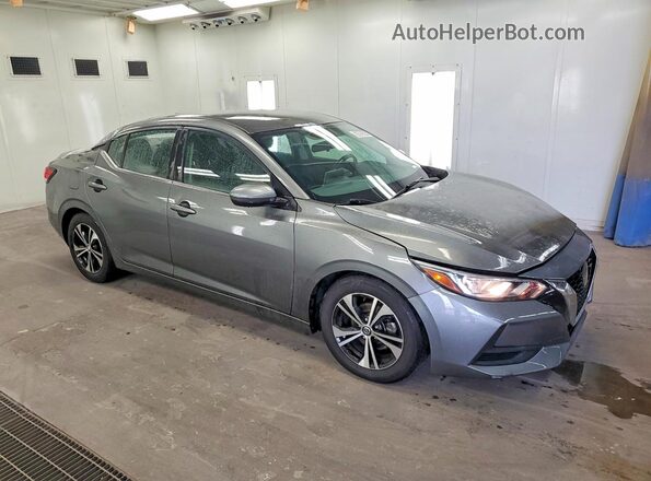 3N1AB8CVXMY294512 2021 NISSAN SENTRA Gray წინა მარჯვენა