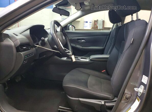 3N1AB8CVXMY294512 2021 NISSAN SENTRA Gray წინა სალონის ხედი