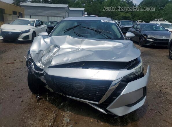 3N1AB8CVXMY301281 2021 NISSAN SENTRA Silver Front view