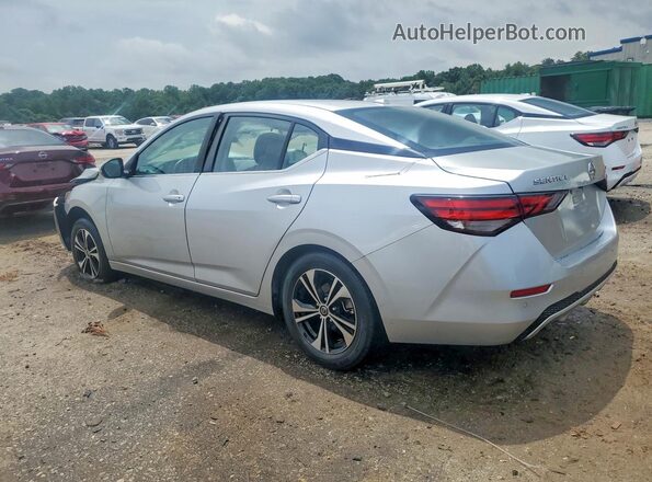 3N1AB8CVXMY301281 2021 NISSAN SENTRA Silver Rear left