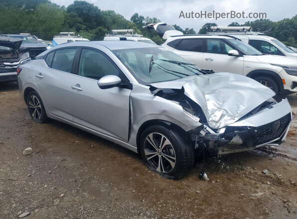 3N1AB8CVXMY301281 2021 NISSAN SENTRA Silver Front right