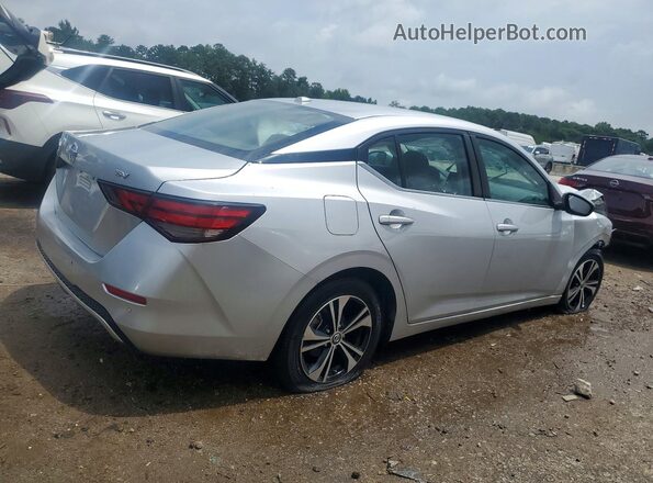 3N1AB8CVXMY301281 2021 NISSAN SENTRA Silver Rear right