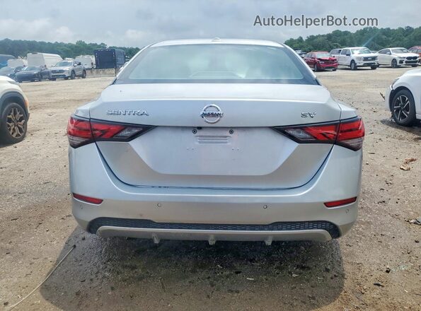 3N1AB8CVXMY301281 2021 NISSAN SENTRA Silver Rear view