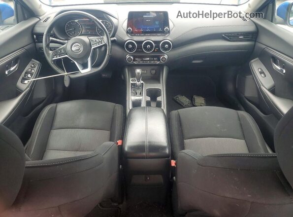 3N1AB8CVXMY302334 2021 NISSAN SENTRA Blue Dashboard view