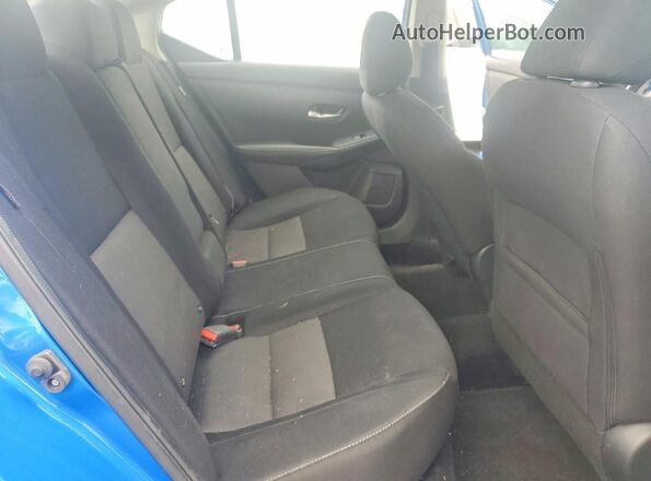 3N1AB8CVXMY302334 2021 NISSAN SENTRA Blue Rear seats view