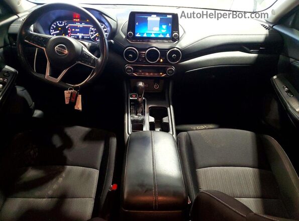 3N1AB8CVXMY318968 2021 NISSAN SENTRA Black Առջևի վահանակի տեսք