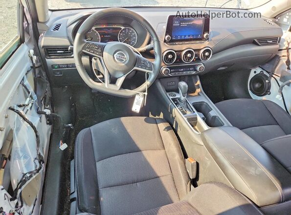 3N1AB8CVXMY330229 2021 NISSAN SENTRA Белый Вид панели приборов