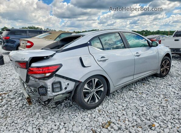 3N1AB8CVXMY331834 2021 NISSAN SENTRA Silver Tył prawy